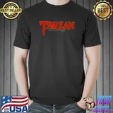 Nice Tarzan Logo Black T-Shirt