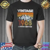 Nice Vintage 1968 54 Years Old Limited Edition T Shirt Unisex