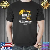 Nice yellow Swimming Excavator Funny Children Excavator T-s Unisex