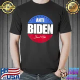 Official Anti Biden Social Club Button Anti-Biden Social Club T- Unisex
