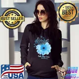 Official faith Hope Love Diabetes Awareness Flower Shirt