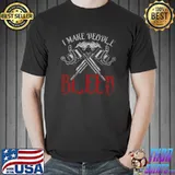 Official Funny Tattoo Artist Ink Gun I Make People Bleed Tattoo T- Unisex