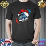 Official funny Ugly Scull Christmas Assorted essential Light-up Xmas Premium T-Shirt Unisex