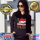Official gerald Santa Claus Hat Family Merry Christmas Xmas Costume T-Shirt