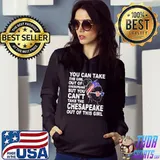Official Girl from chesapeake classic patriotic chesapeake girl shirt