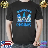Official Gnome Hanukkah Funny Jewish Shalom Gnomes Chanukah Lights T-shirt