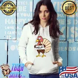 Official happy thanksgiving and the turkey with sign help! T-shirt