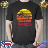 Official Jamaica Sunset Holiday Blood Moon Vintage Shirt Unisex