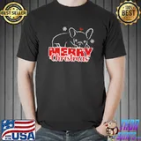 Official merry Christmas Bulldog Shirt Unisex
