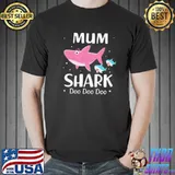 Official Mum Shark Doo Doo Doo Shirt