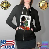 Official Notre Dame V Navy 1954 Vintage Program Shirt Full Zip Hooded