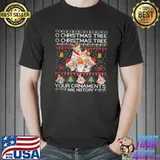 Official O christmas tree o christmas tree your ornaments are history cats shirt