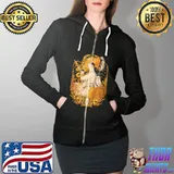 Official Pallas Athena Unisex T-Shirt Full Zip Hooded