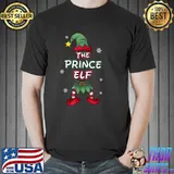 Official Prince Elf christmas pajamas pjs matching family group T Shirt Unisex