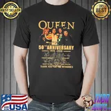 Official Queen 50nd Anniversary thank you for the memories s Unisex