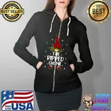 Official Red Buffalo Plaid Matching The Ripped Gnome Christmas T Shirt Full Zip Hooded