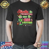 Official Santa Is Promoting Me To Big Brother Boy Elf T Shirt Unisex
