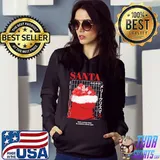 Official Santa what a strange thing its christmas season again gift bag shirt