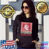 Official smile a Lotl like an Axolotl Funny Cute Retro Axolotl T-Shirt
