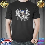 Official Thin Blue Green Line Skull Shirt