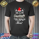 Official This is My Christmas Pajama Shirt Funny Christmas T-Shirt