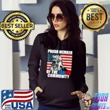 Official uS FLAG Eagle Republicans Proud Member Of LGBFJB Community T-Shirt