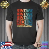 Official vintage 2013 9 Year Old 9 Birthday Gifts Limited Edition T-Shirt Unisex
