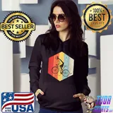 Official vintage Bicycle Retro Bicycle Silhouette Biker Lover 60s 70s T-Shirt