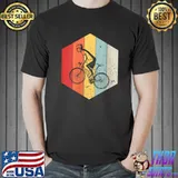 Official vintage Bicycle Retro Bicycle Silhouette Biker Lover 60s 70s T-Shirt Unisex