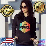 Official vintage Car Retro Automobile Silhouette 70s 80s Style T-Shirt