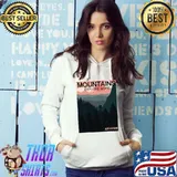 Official vintage Mountain Sunset Pine Tree Hiking Landscape Adventure T-s Hoodie