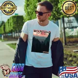 Official vintage Mountain Sunset Pine Tree Hiking Landscape Adventure T-shirt