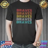 Official vintage Retro Braves T-Shirt Unisex