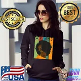 Original African American Black Queen Hair Words Black History Month T Shirt