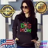 Original Australian Kelpie Dog Mom Buffalo Plaid Xmas Reindeer Horn T Shirt