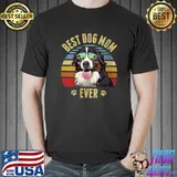 Original bernese Mountain Best Dog Mom Ever Retro Beach Vibe T-Shirt Unisex