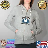 Original chicken Lives Matter T-Shirt Full Zip Hooded