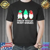 Original chilling with my rugby gnomies Christmas shirt