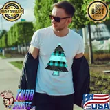 Original christmas Tree Buffalo Plaid Funny Xmas Gifts T-shirt