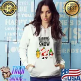 Original Dabbing through the snow santa christmas shirt