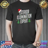 Original Exterior Illumination Expert Christmas Light Decorator T-Shirt