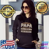 Original funny Papa Partner in Crime Phrase Dad Humor T-Shirt