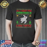 Original Funny Ugly All I Want For Christmas Is A Sea Turtle T Shirt