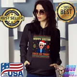 Original happy Easter Trick or Treat Anti-joe Biden Christmas 2021 T-Shirt