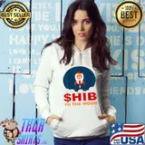 Original $hib To The Moon Shiba Inu Coin Millionaire Crypto Loading T-Shirt