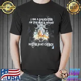 Original I am a daughter of the sun and moon nature is my church flower Unisex