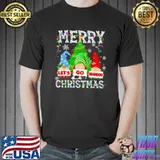 Original Merry Christmas Gnomes Let’s Go Branson Brandon Xmas Shirt