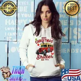 Original Merry Xmas Shitter was Full Buffalo Truck Christmas T-shirt