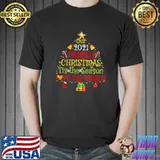 Original Our 2021 Family Christmas Tis The Season Love My Family T Shirt