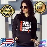 Original survivor Cancer Fight Cancer I Fought And Win Ribbon T-Shirt